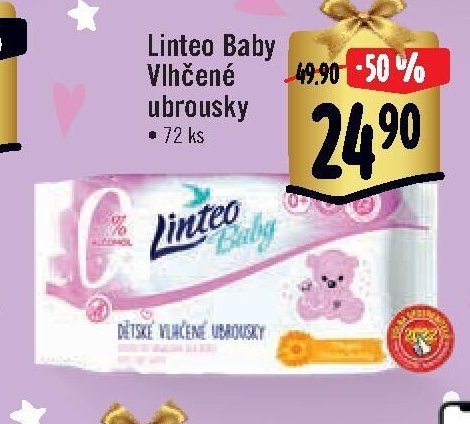Linteo Baby Vlhčené ubrousky