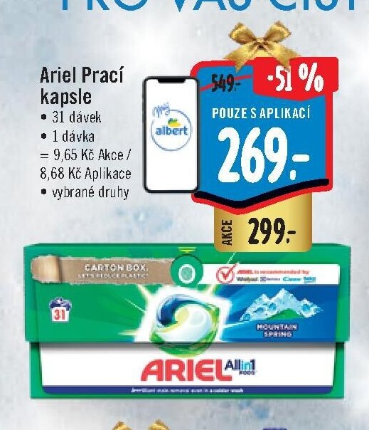 Ariel Prací kapsle