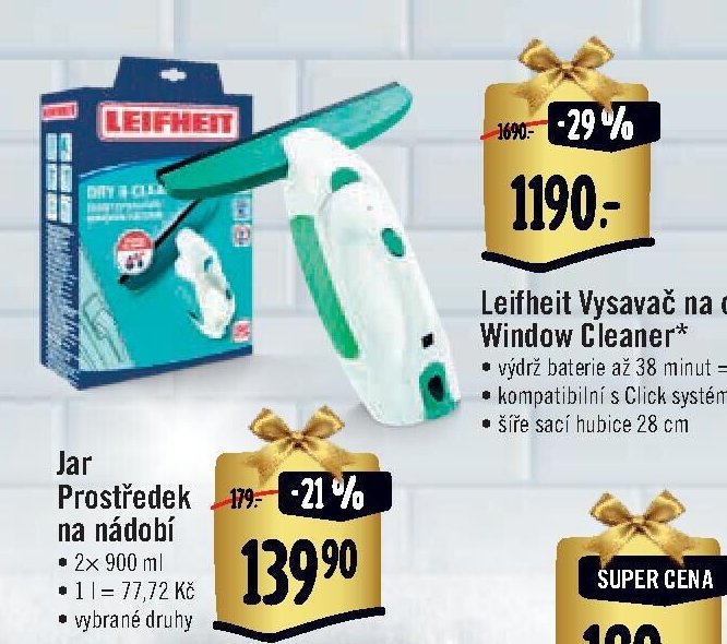 Leifheit Vysavač na okna Window Cleaner