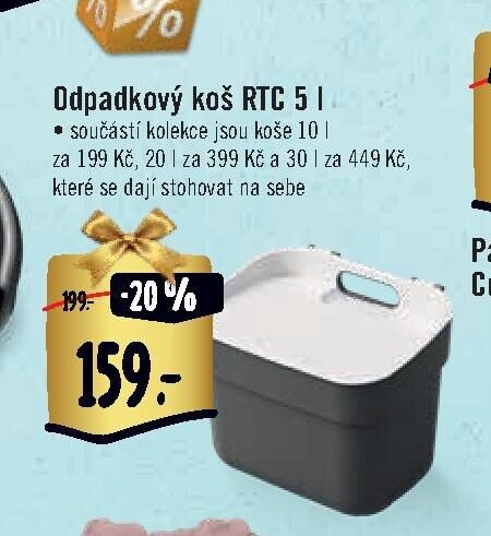 Odpadkový koš RTC 5 l