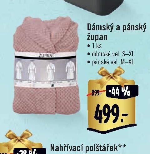Dámský a pánský župan