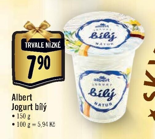 Albert Jogurt bílý