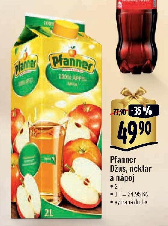 Pfanner Džus, nektar a nápoj