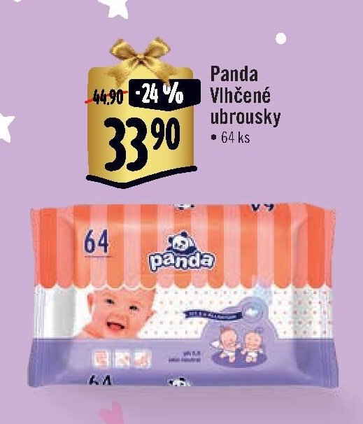 Panda Vlhčené ubrousky