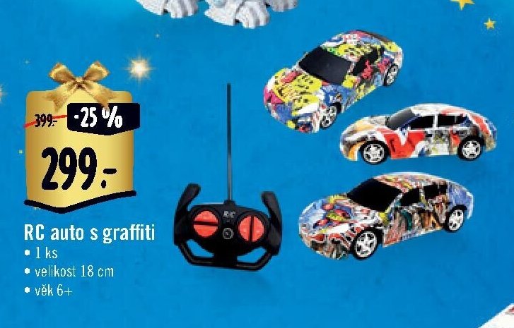 RC auto s graffiti