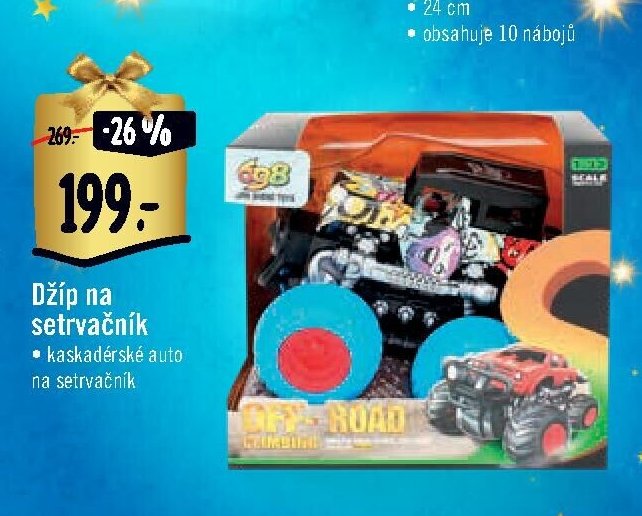 Džíp na setrvačník
