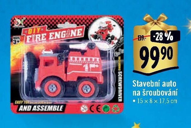 Stavební auto na šroubování