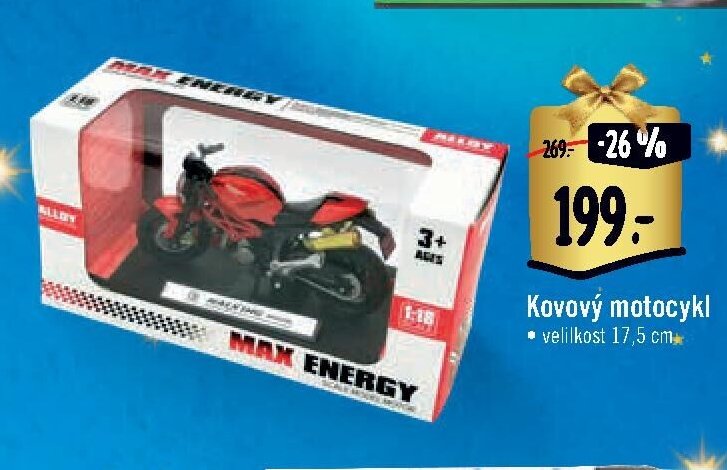 Kovový motocykl
