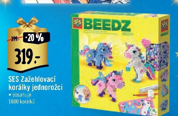 SES Zažehlovací korálky jednorožci
