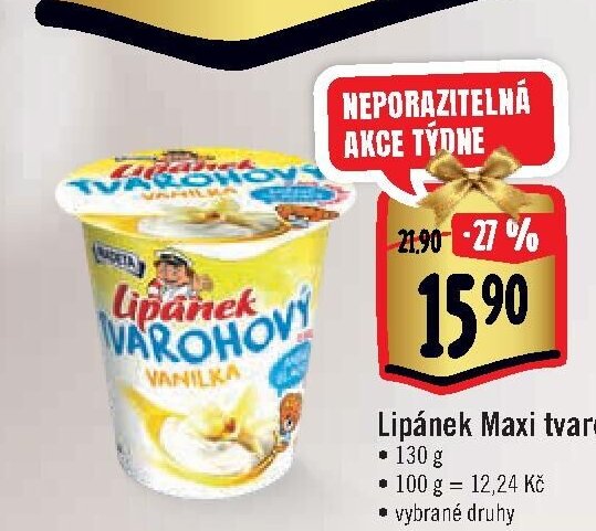 Lipánek Maxi tvarohový