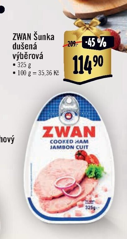 ZWAN Šunka dušená výběrová