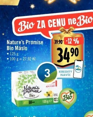Nature's Promise Bio Máslo