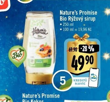 Nature's Promise Bio Rýžový sirup