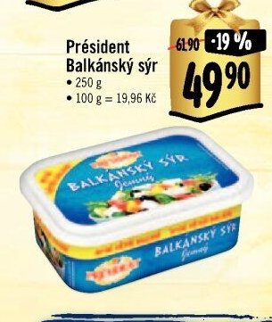 Président Balkánský sýr