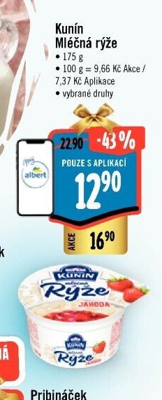 Kunín Mléčná rýže