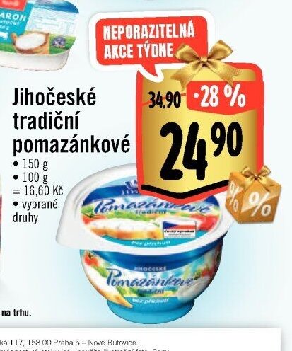 Jihočeské tradiční pomazánkové