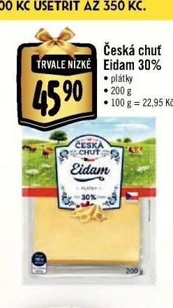 Česká chuť Eidam 30%