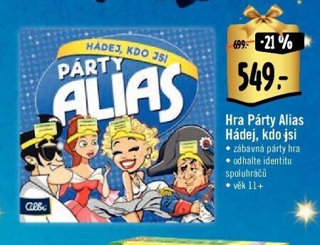 Hra Párty Alias Hádej, kdo jsi