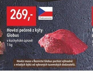 Hovězí pečeně z kýty Globus