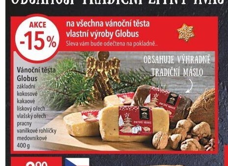 Vánoční těsta Globus