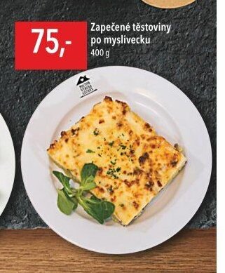 Zapečené těstoviny po myslivecku