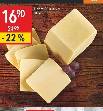 Eidam 30 % t. v s.
