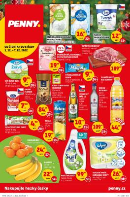 akční leták Penny Market 1.12.2022-7.12.2022