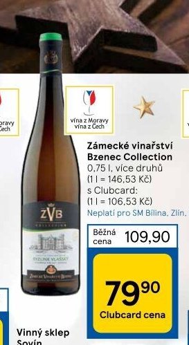 Zámecké vinařství Bzenec Collection
