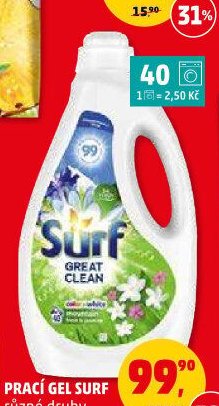 Prací gel Surf