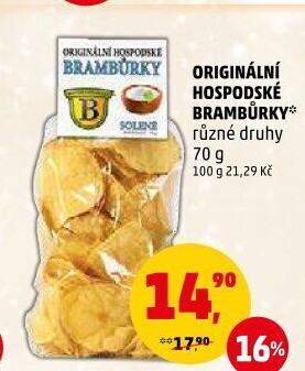 Hospodské brambůrky Bramborárna Zykmund