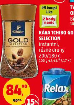 Instantní káva Tchibo Gold Selection