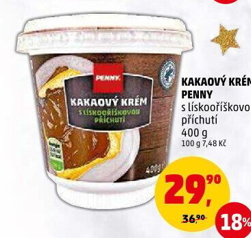 Kakaový krém Penny