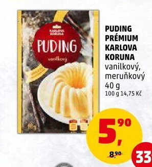 Pudink Prémium Karlova Koruna