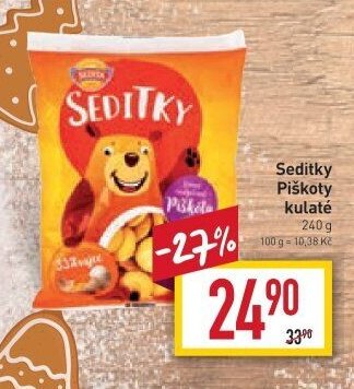 Seditky Piškoty kulaté