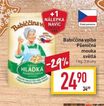 Babiččina volba Pšeničná mouka světlá 1 kg