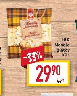 IBK Mandle plátky 100 g
