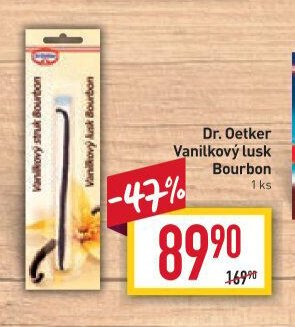 Dr. Oetker Vanilkový lusk Bourbon 1 ks