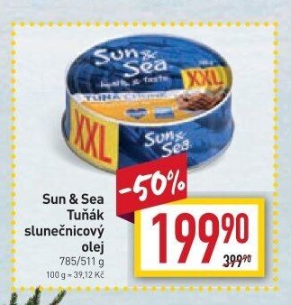 Sun & Sea Tuňák slunečnicový olej