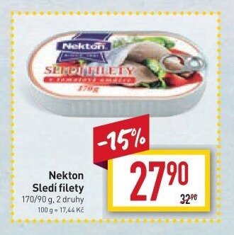 Nekton Sledě filety