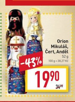 Orion Mikuláš, Čert, Anděl