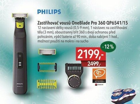 Zastřihovač vousů OneBlade Pro 360 QP6541/15