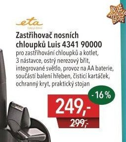 Zastřihovač nosních chloupků Luis 4341 90000