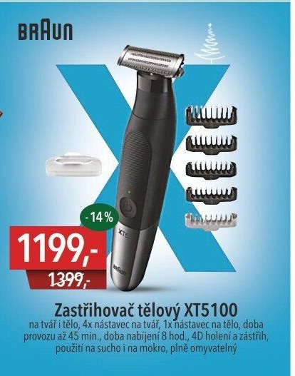Zastřihovač tělový XT5100
