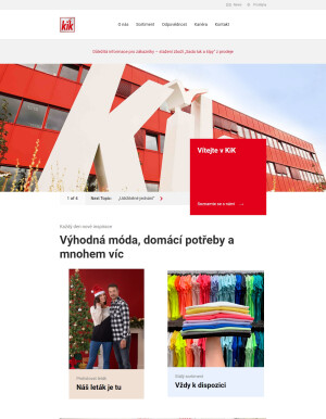 akční leták Kik textil 30.11.2022-6.12.2022