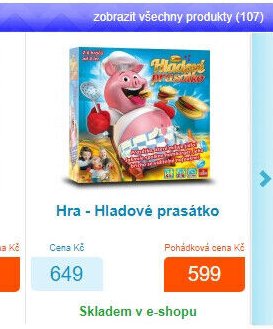 Hra - Hladové prasátko