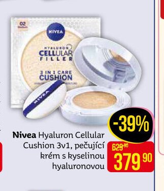 Nivea Hyaluron Cellular Cushion 3v1, pečující krém s kyselinou hyaluronovou