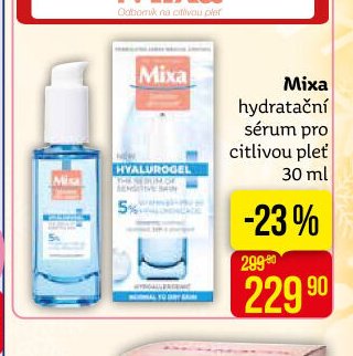 Mixa hydratační sérum pro citlivou pleť 30 ml