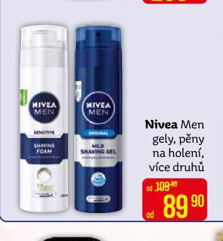 Nivea Men gely, pěny na holení, více druhů