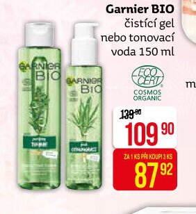 Garnier BIO čistící gel nebo tonovací voda 150 ml