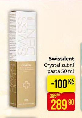 Swissdent Crystal zubní pasta 50 ml